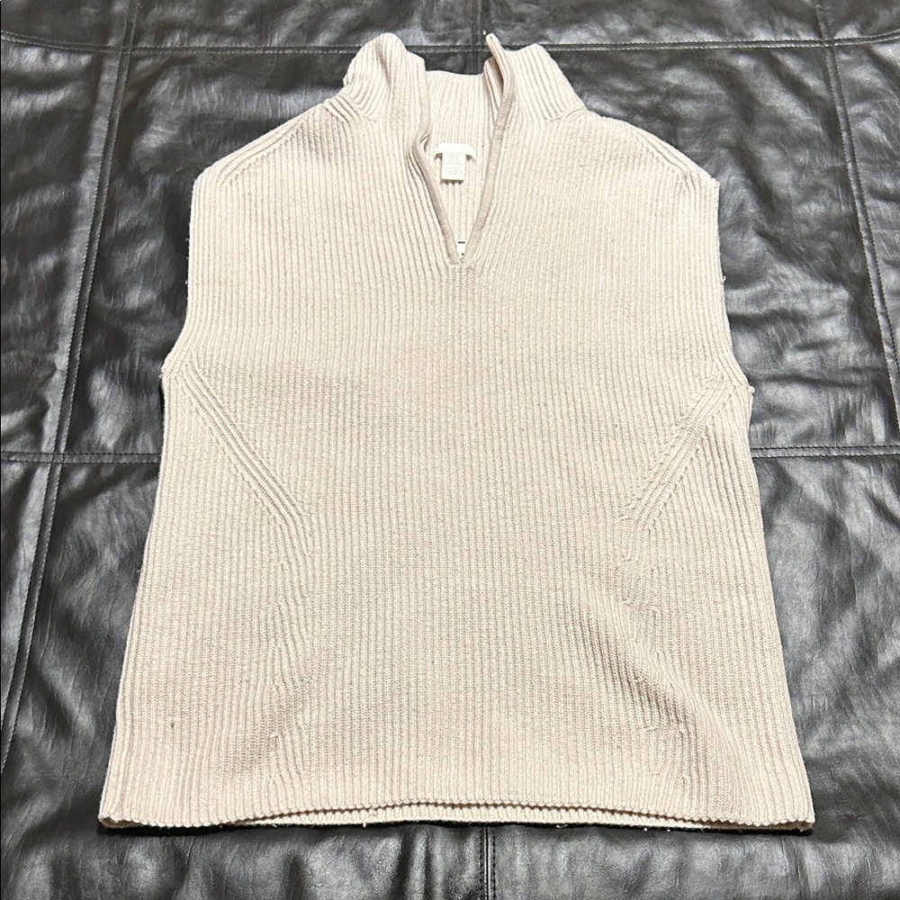 H&M Cream Cowl Neck Sweater Dress